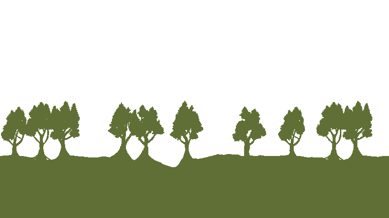 Layer 3 — alberi (primo piano, movimento veloce)