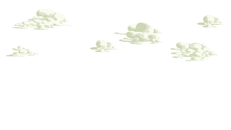 Layer 1 — nuvole (sfondo lontano, movimento lento)